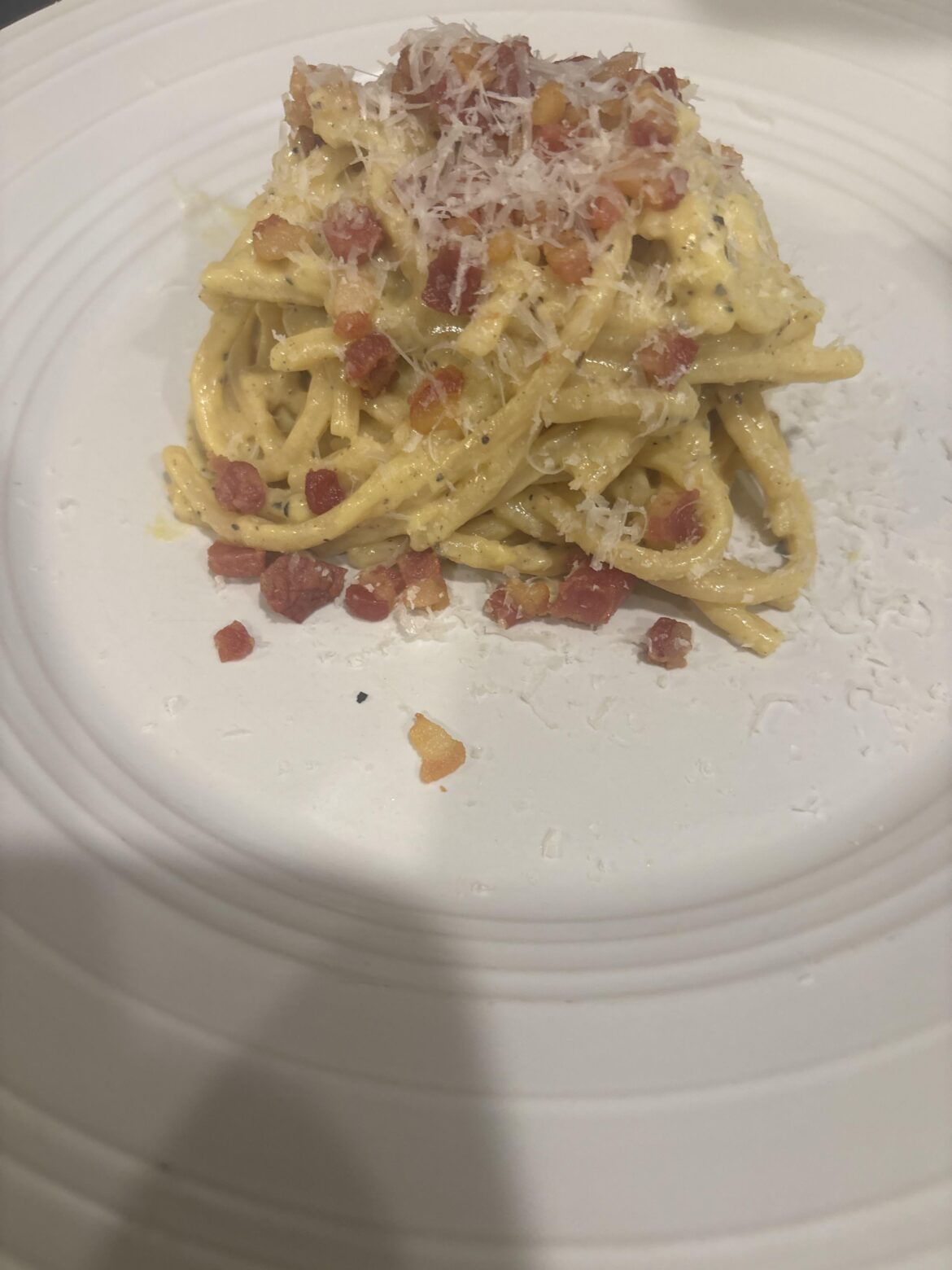 I did it! My first carbonara