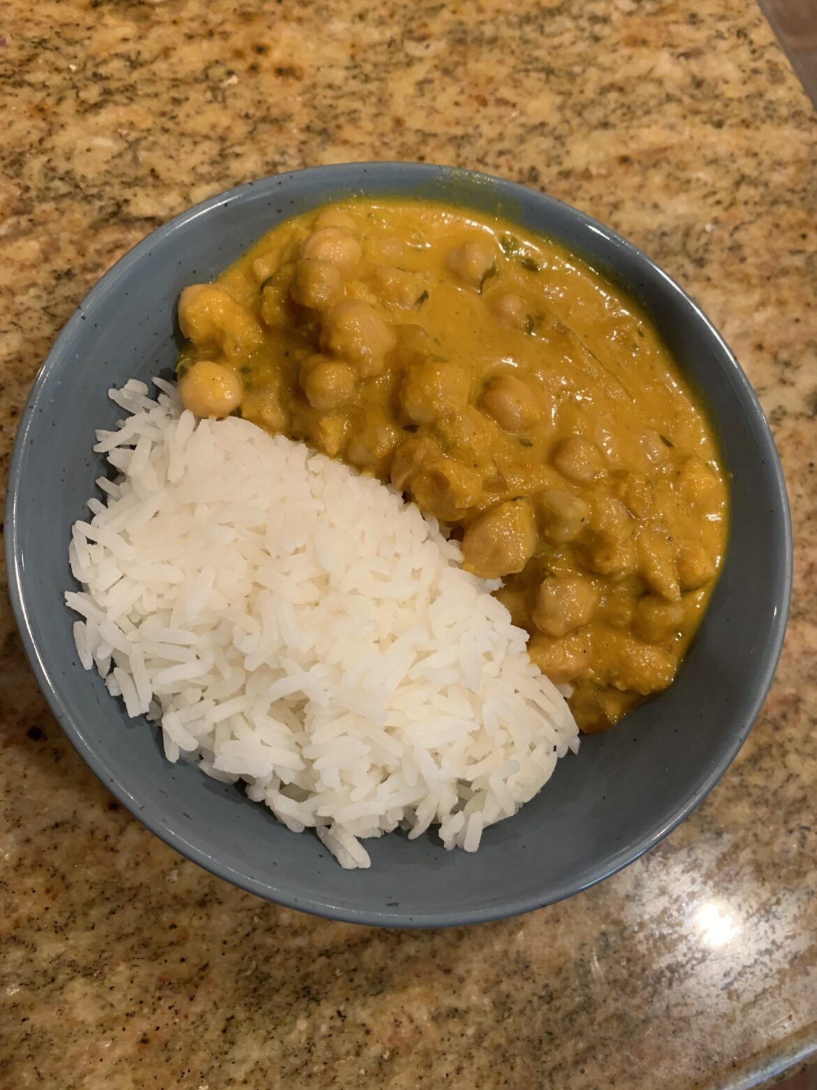 Coconut Chickpea Curry and Rice