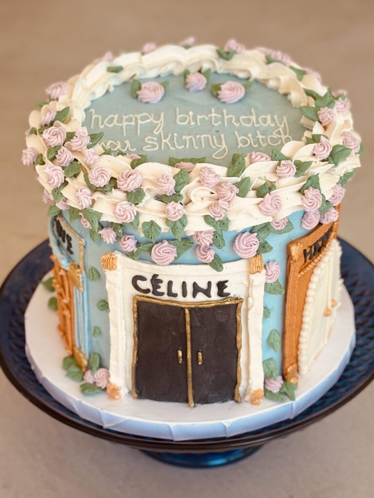 A different take on a fashion cake
