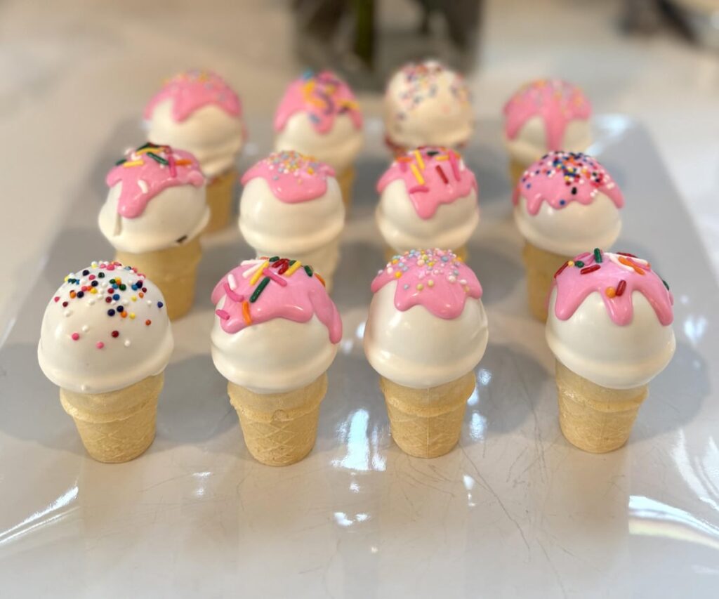 Ice Cream Cone Cake Pops