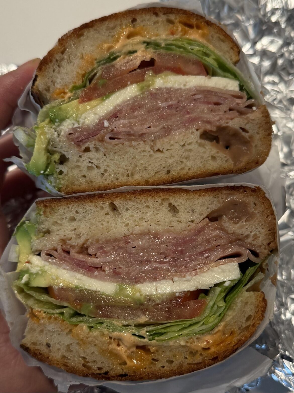 Queso de Puerco (head cheese) Torta from Masa Madre in Sunnyside, Queens