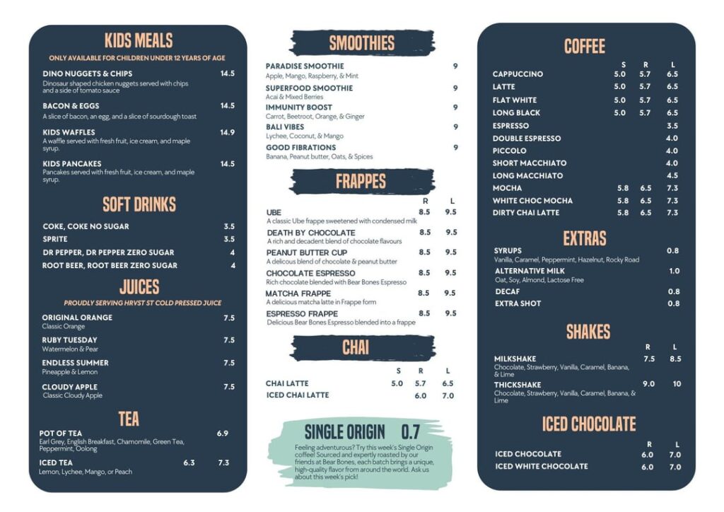 Menu help? Is this too much