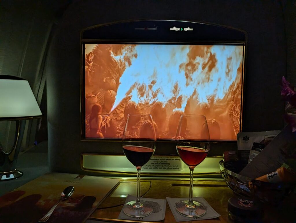 Emirates First Class Wine List #4 Emirates First Class Wine List #4