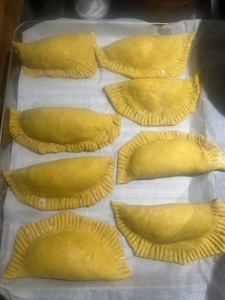 [homemade] Jamaican Jerk Chicken Patties