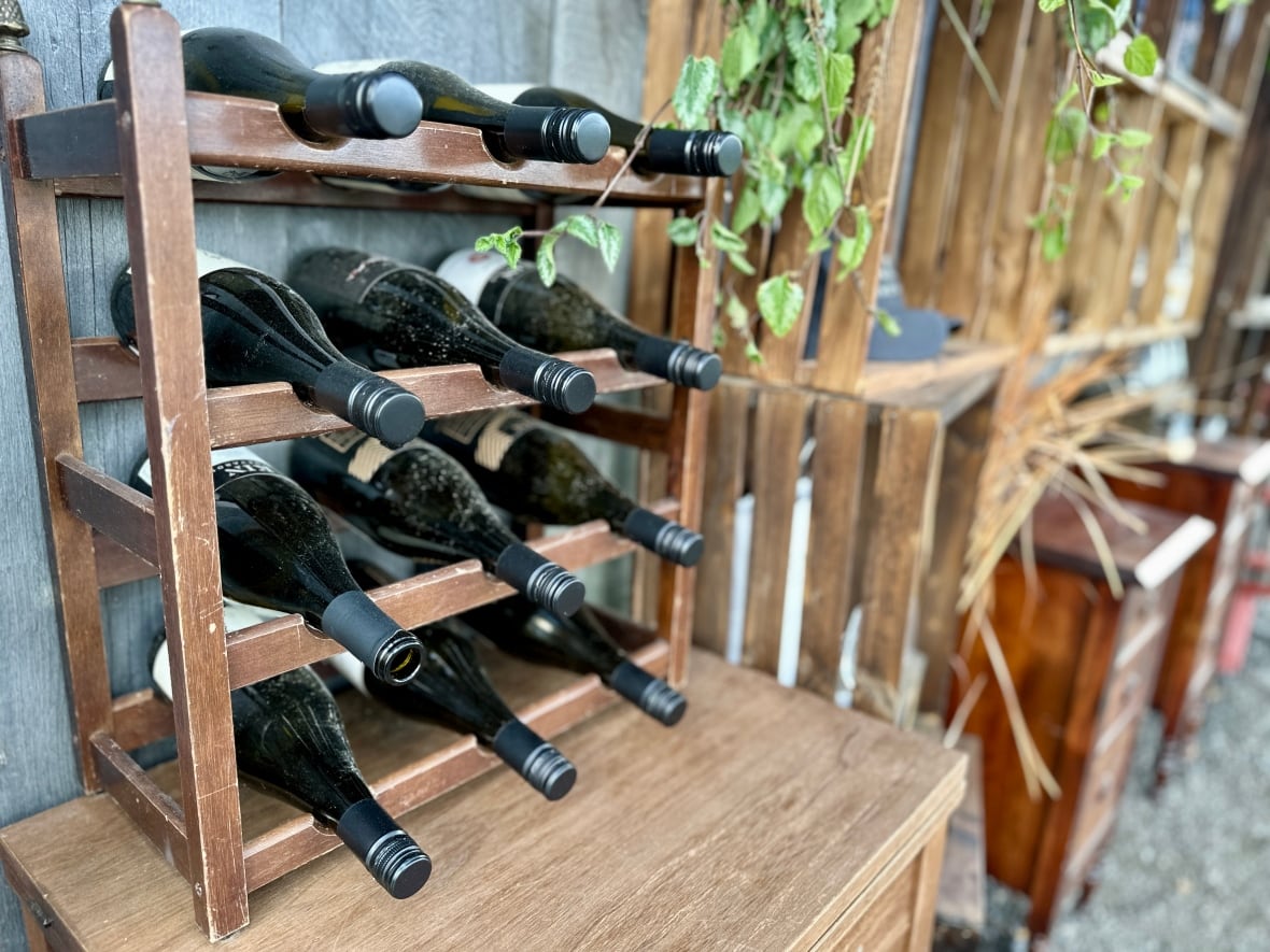 wine bottles