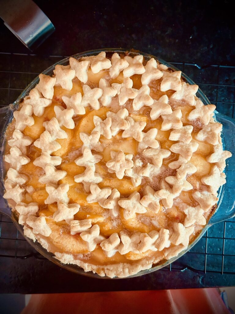 Made some peach pies!