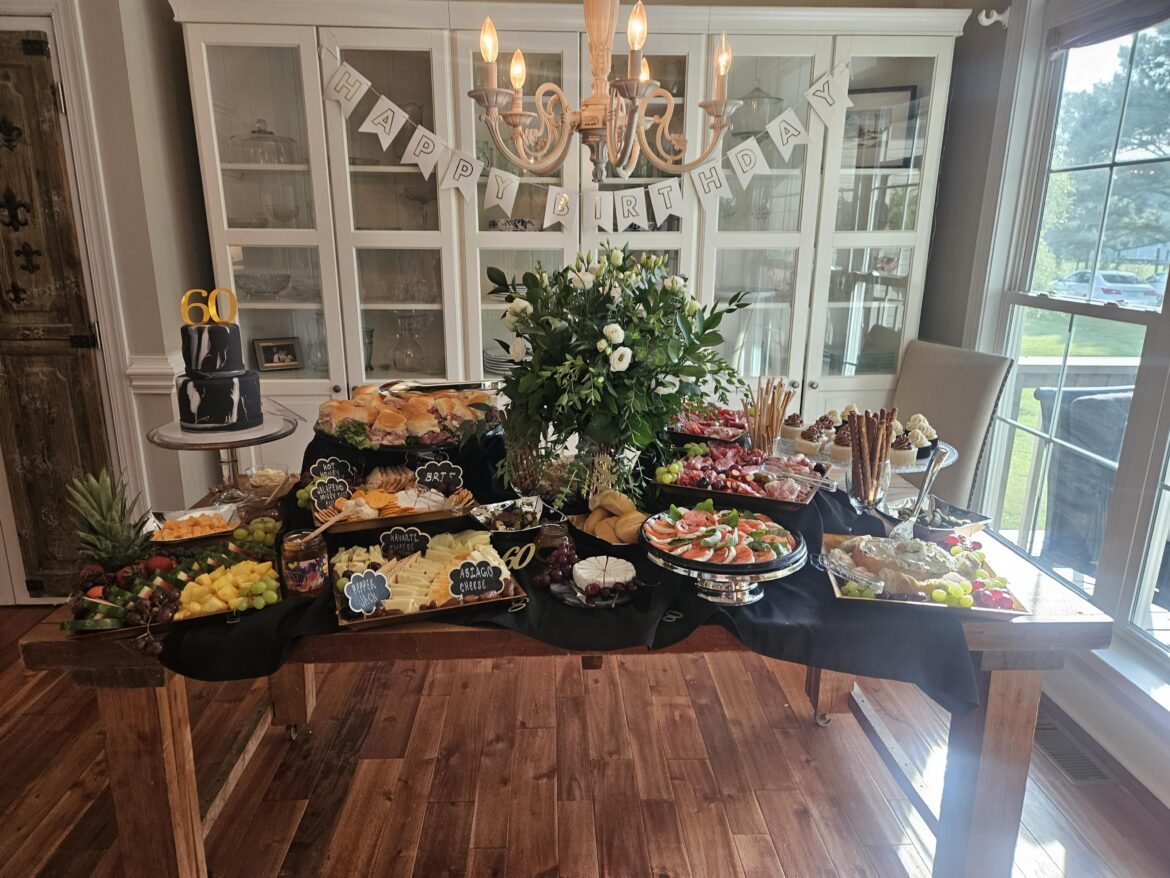 Table for my friend's 60th birthday!