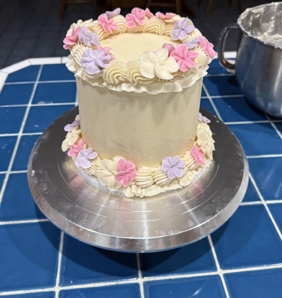 Decorated my first cake