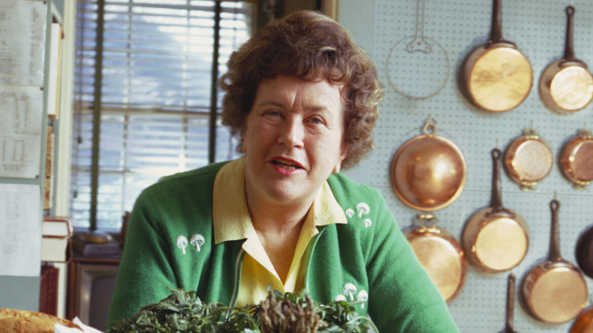 What Liquor Does Julia Child Add To Her Flaming Crepes Suzette?