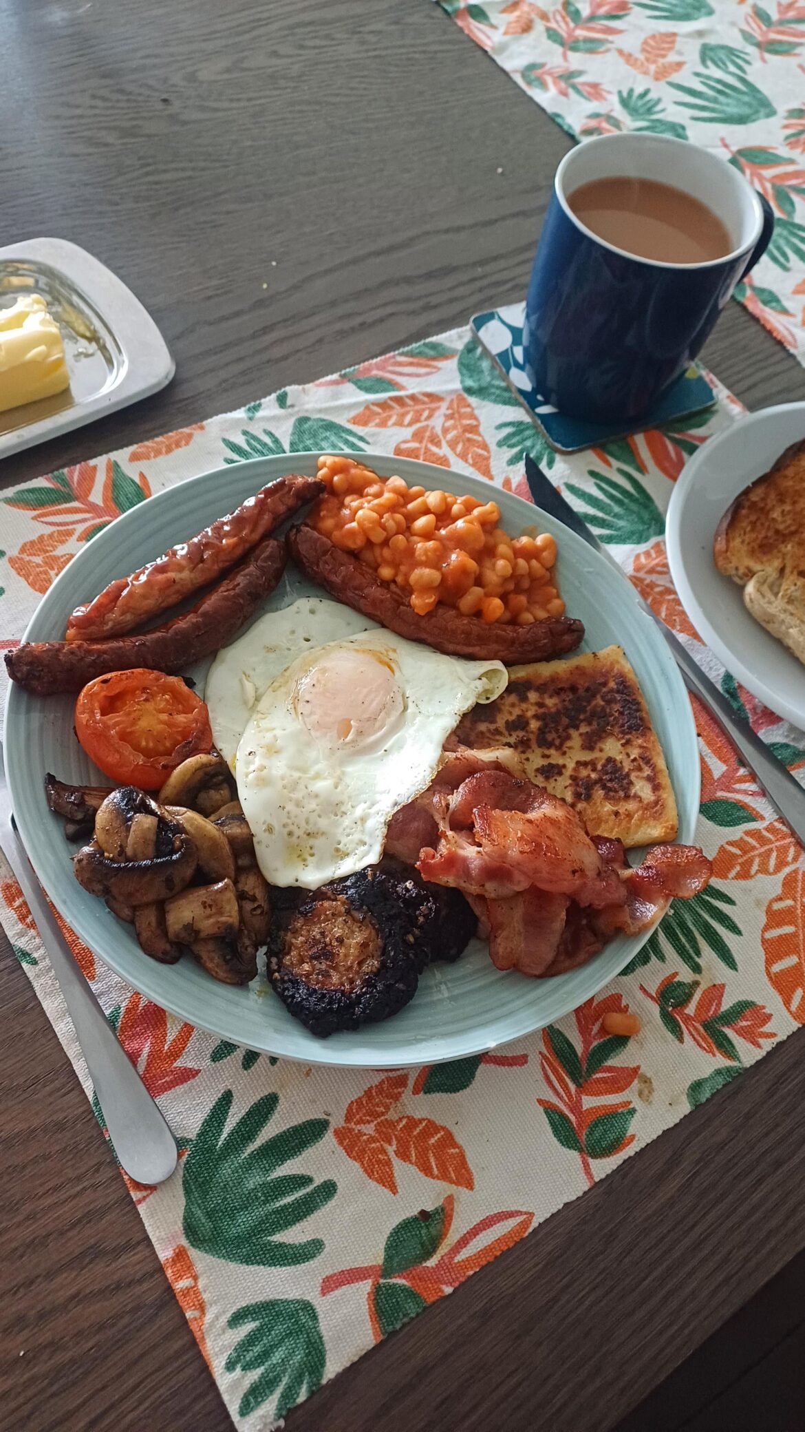 Full Irish with beans.