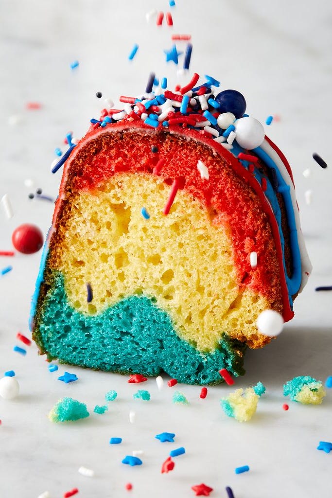 lemon berry firecracker cake