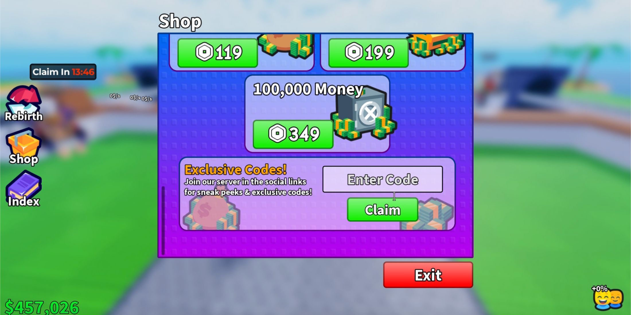 Let Me Cook the codes tab