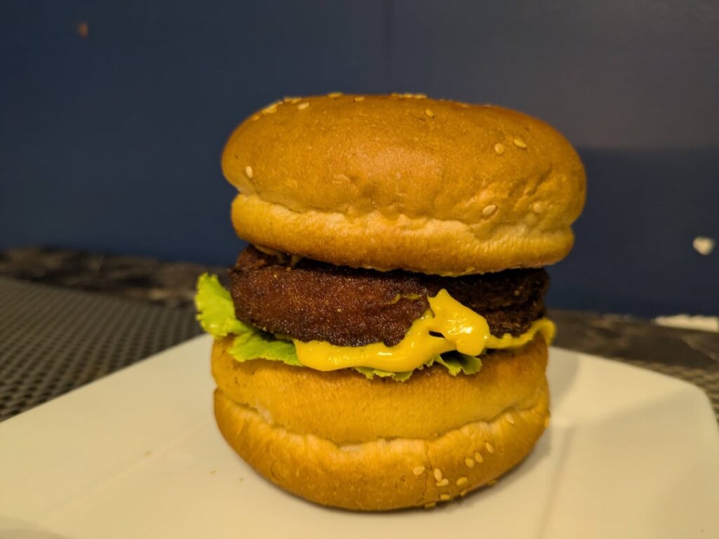 This is a real burger i bought today