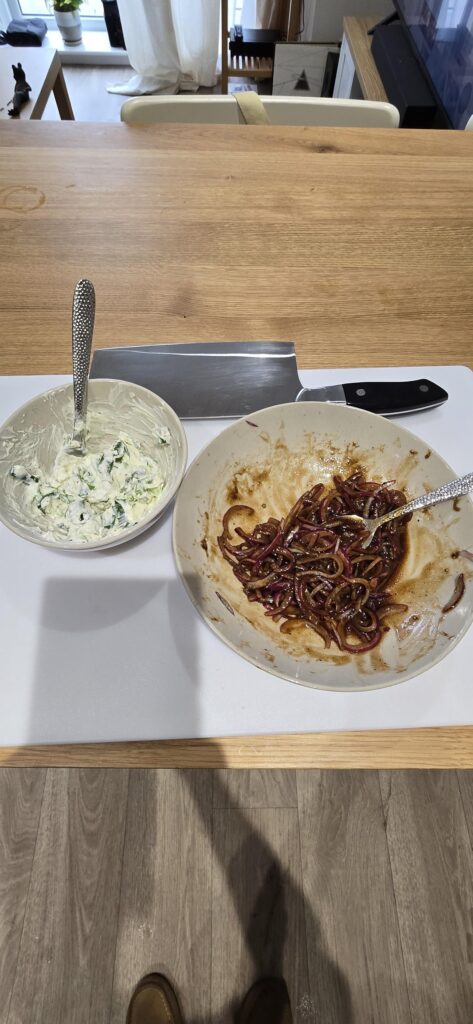 Technically... I'm making a ham and cheese sandwich