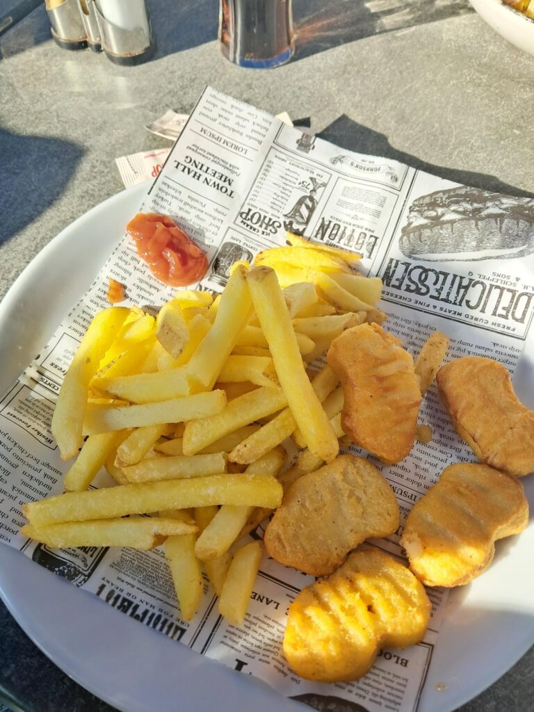 Did i eat about 440? Kids nuggets and fries.