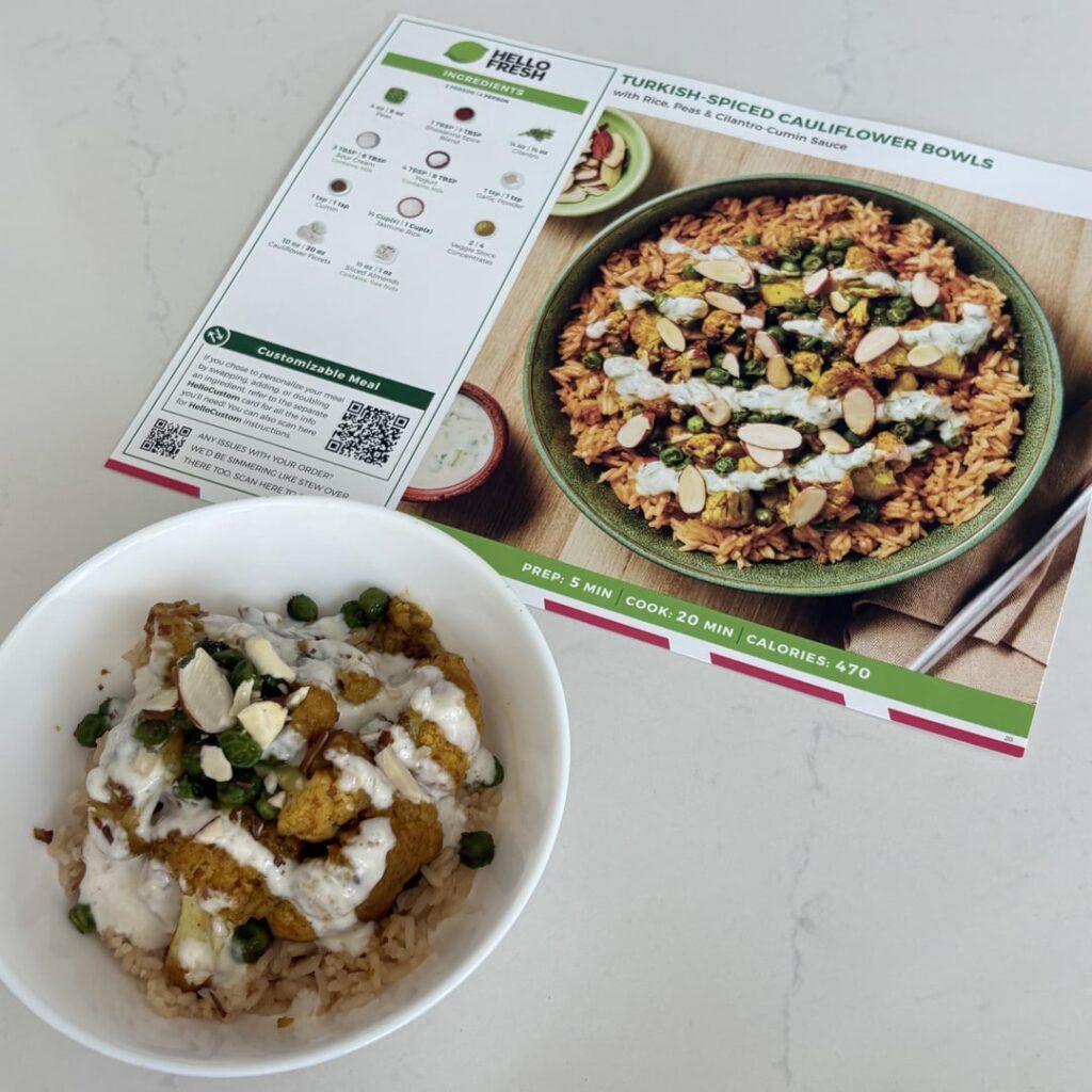 turkish-spiced cauliflower bowls !