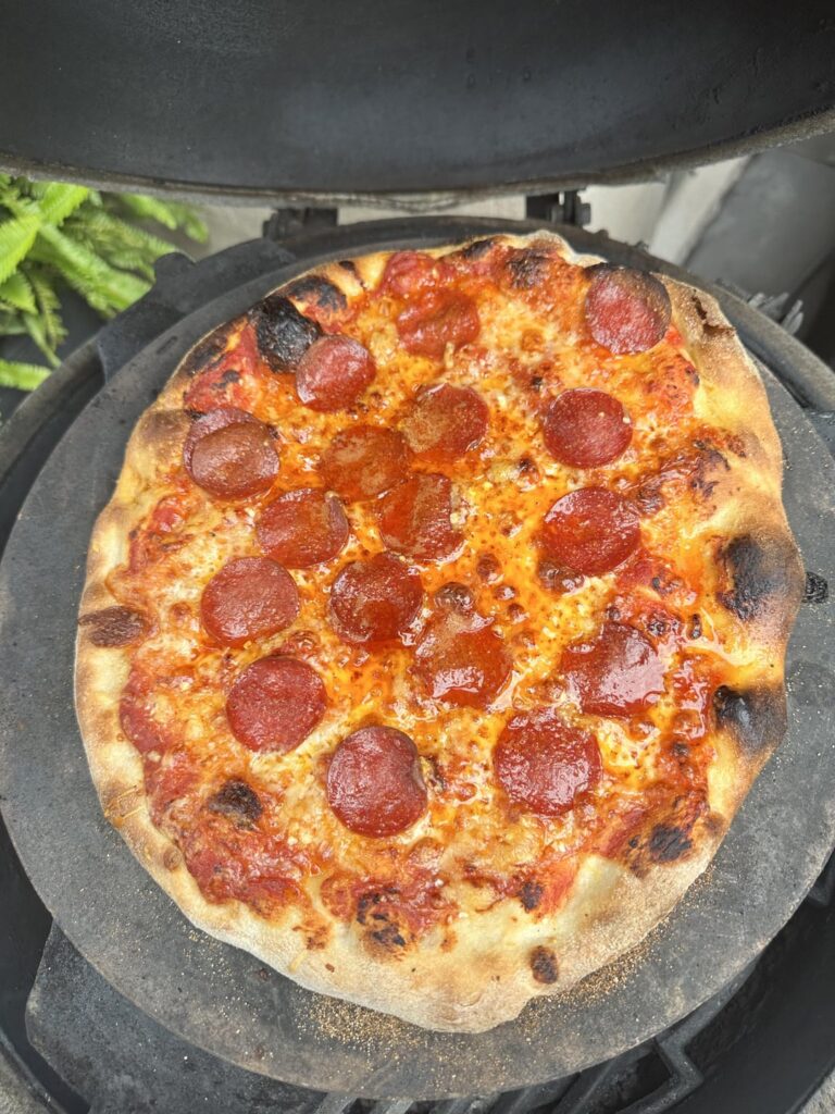 Pizza on the egg