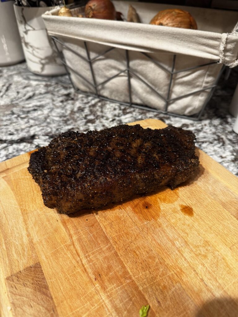 Smoked then seared… decent Friday night