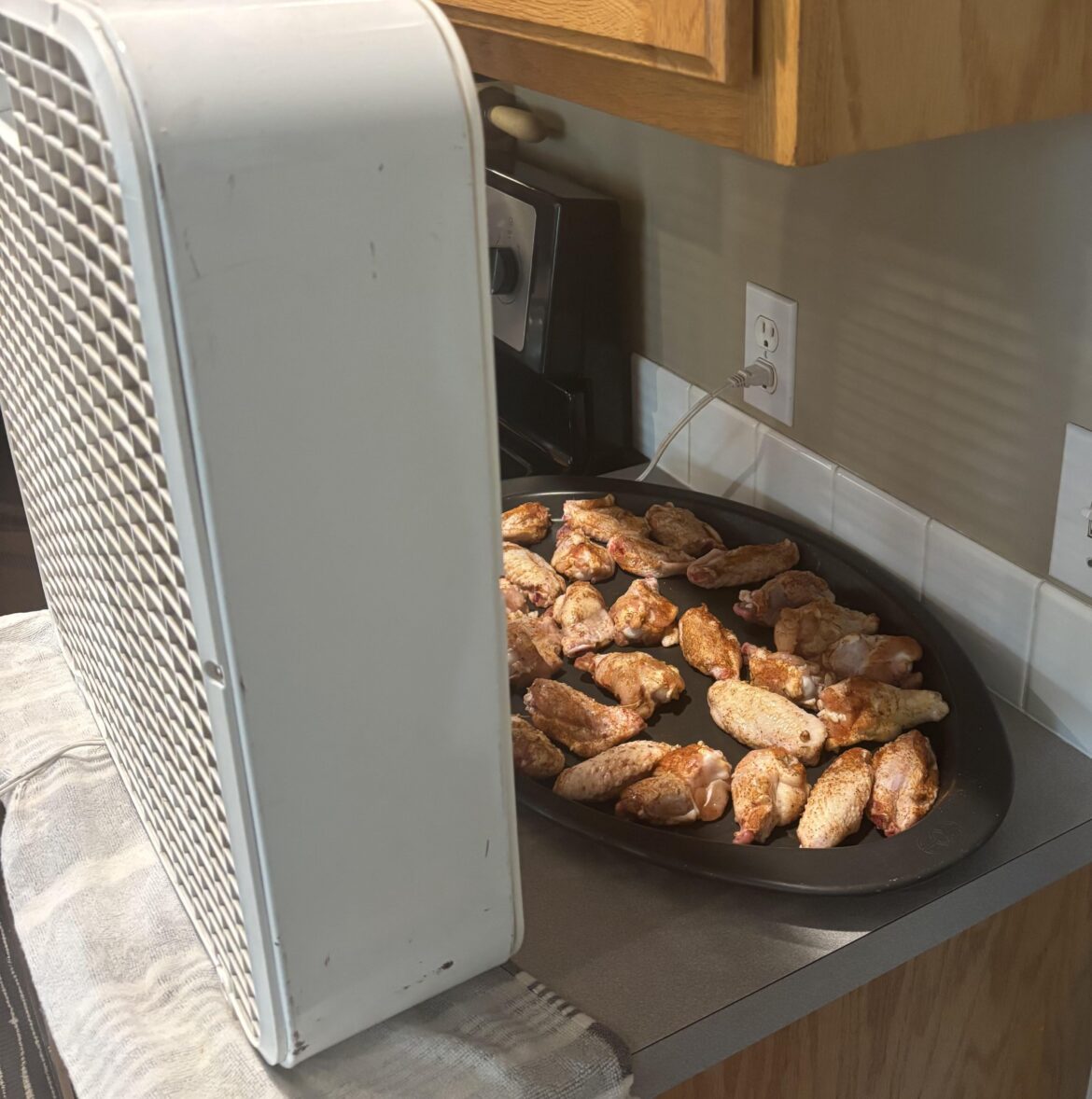 POV: you didn’t have time to dry your wings out the night before