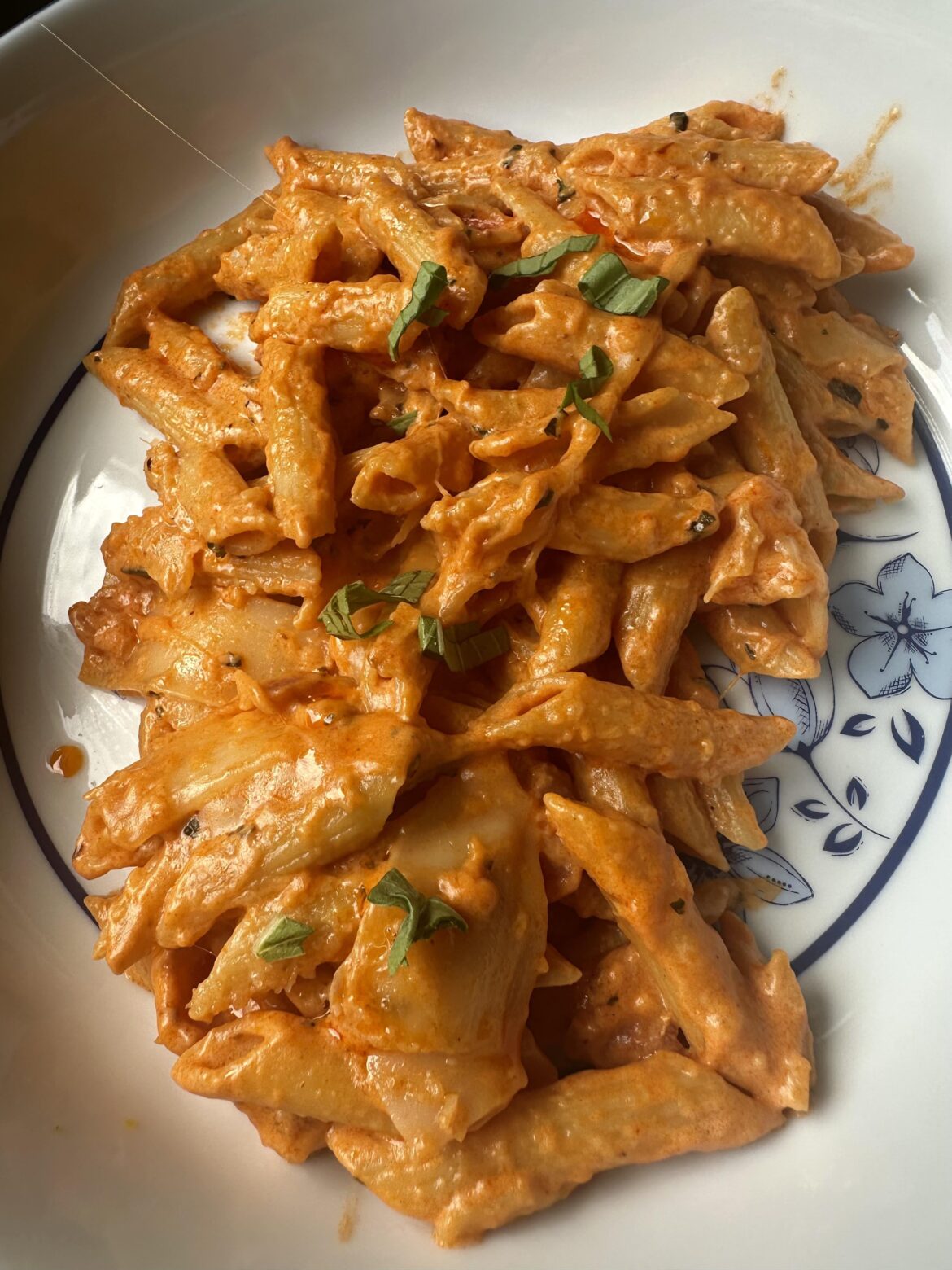 My first time making penne alla vodka!