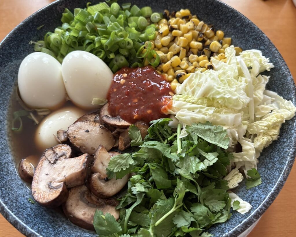 How many in this noodle-less ramen? App says 491