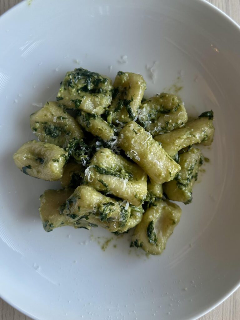 Gnocchi Pesto Alla Genovese all by hand Gnocchi Pesto Alla Genovese all by hand
