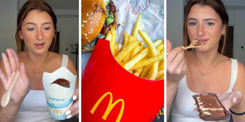 Italian McDonald's menu