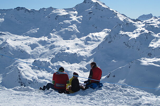 picnic on the slopes