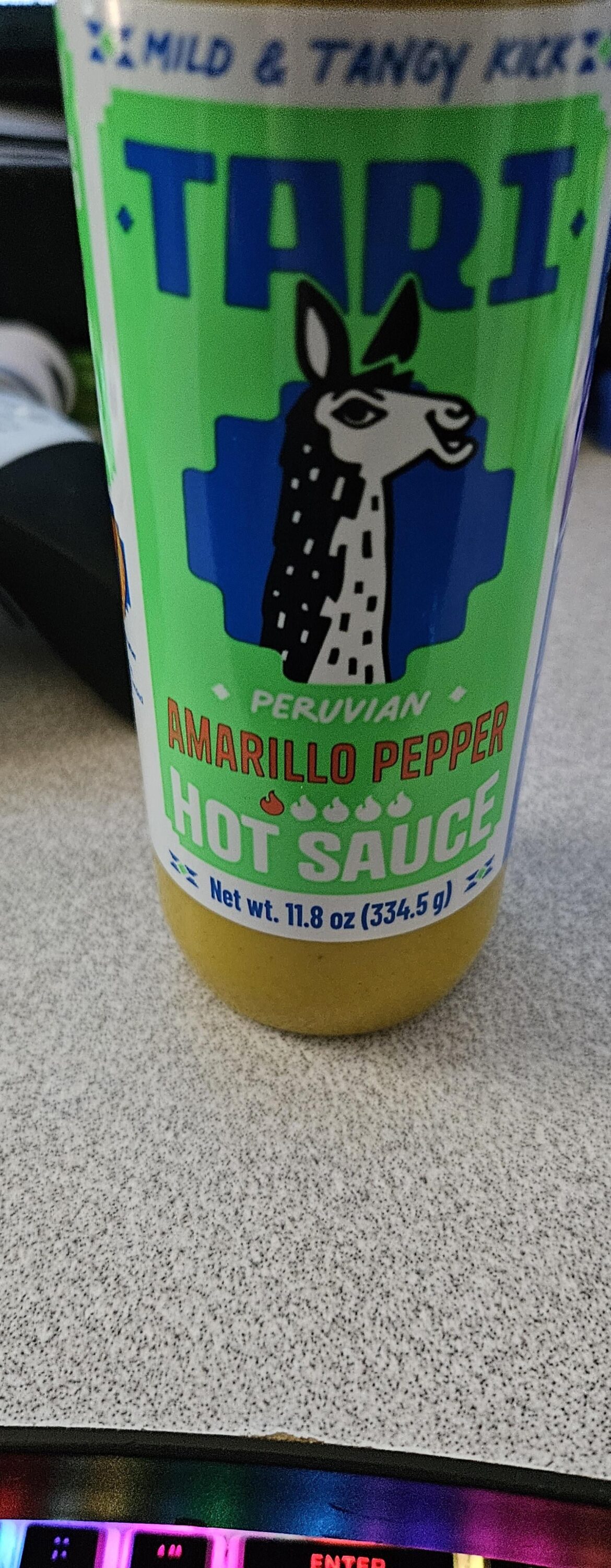 Amazing "hot" sauce...I don't remember which one of you suggested it, but wow.