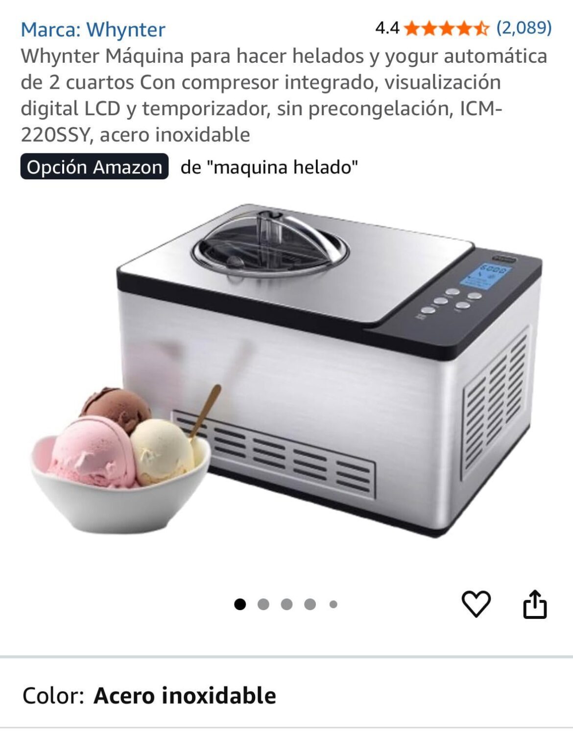 Ice cream machine