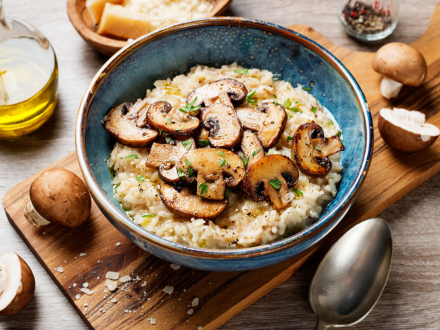 Mushroom Risotto (Simplified)
