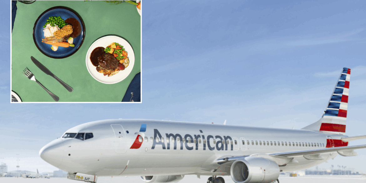 American Airlines shares new in-flight menu including meal inspired by British comfort food American Airlines shares new in-flight menu including meal inspired by British comfort food