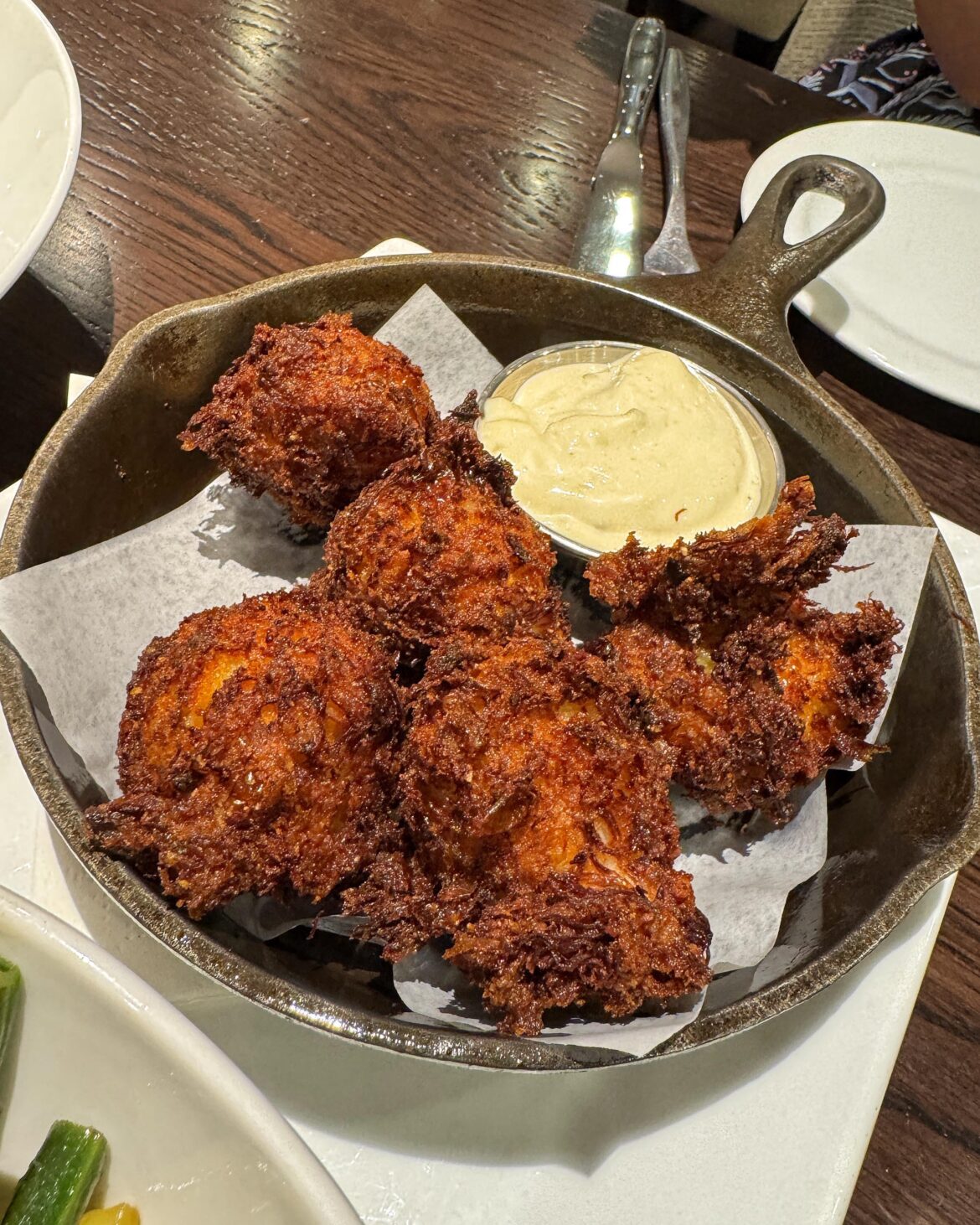 [I Ate] Lump crab hush puppies