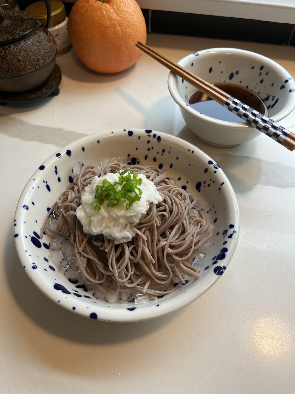 Woke up 7:30am craving soba
