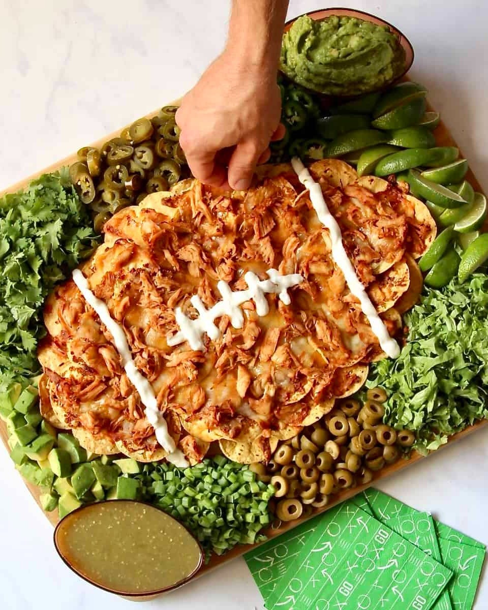 football nacho board