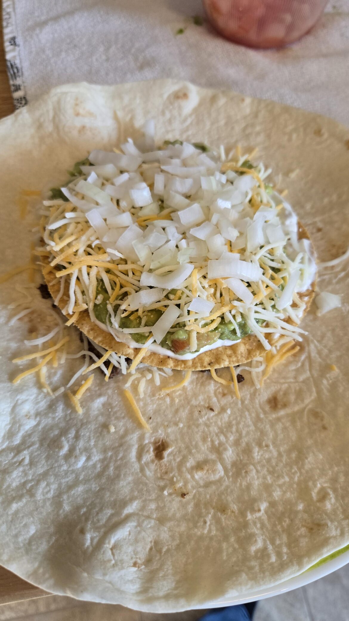 Thinking about this sub while making a homemade crunchwrap