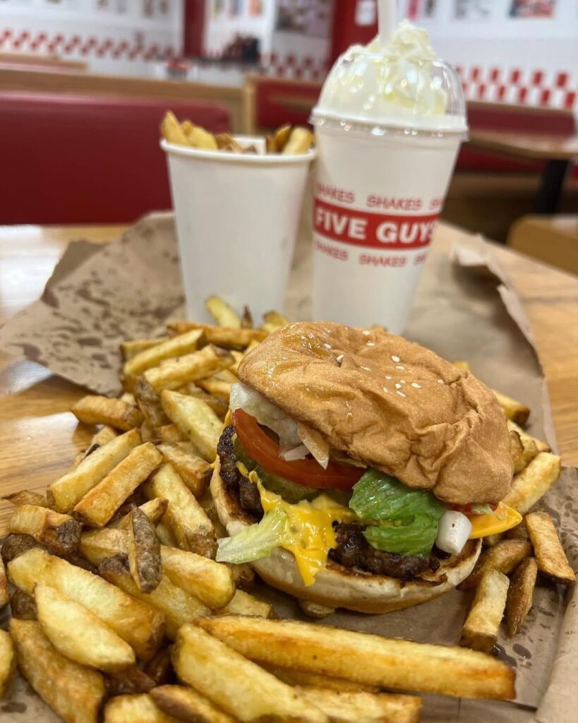 Five Guys is top tier