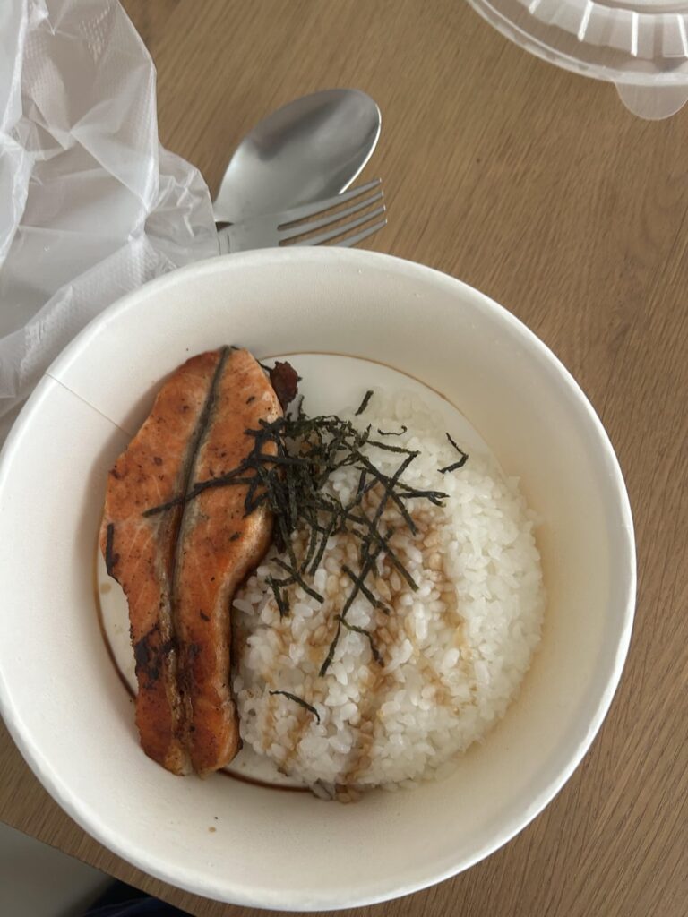 how many calories in salmon teriyaki don and chicken katsu curry don