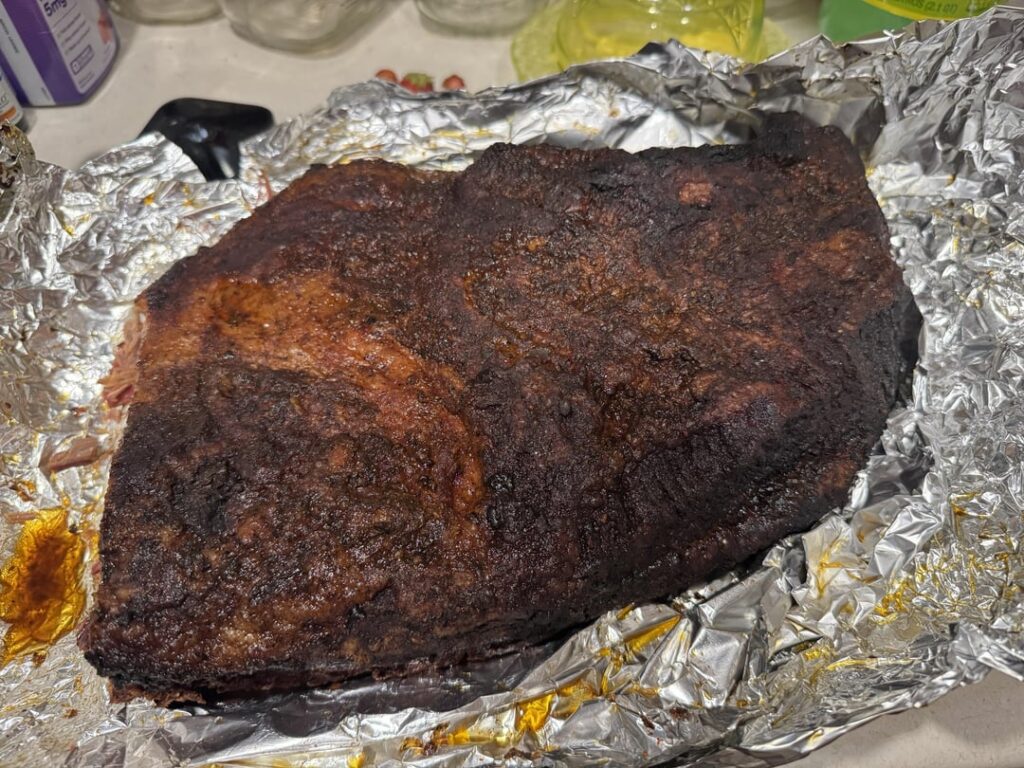 This is the first brisket I’ve ever smoked. How’d I do?