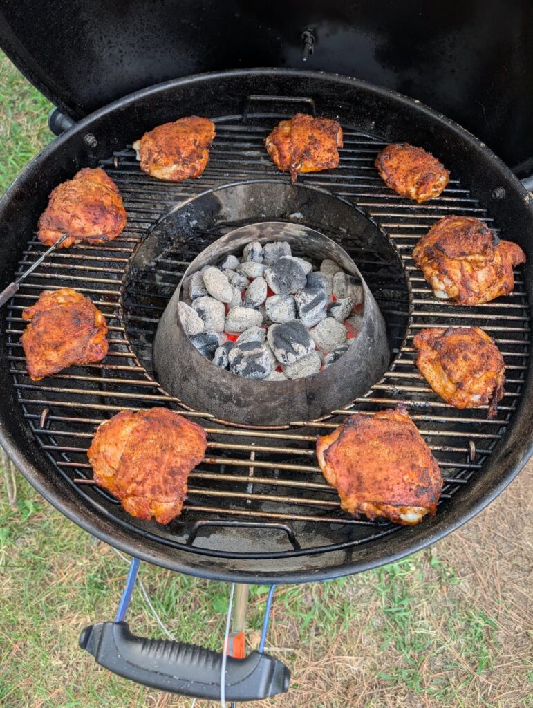 First time grilling bone- in chicken thighs