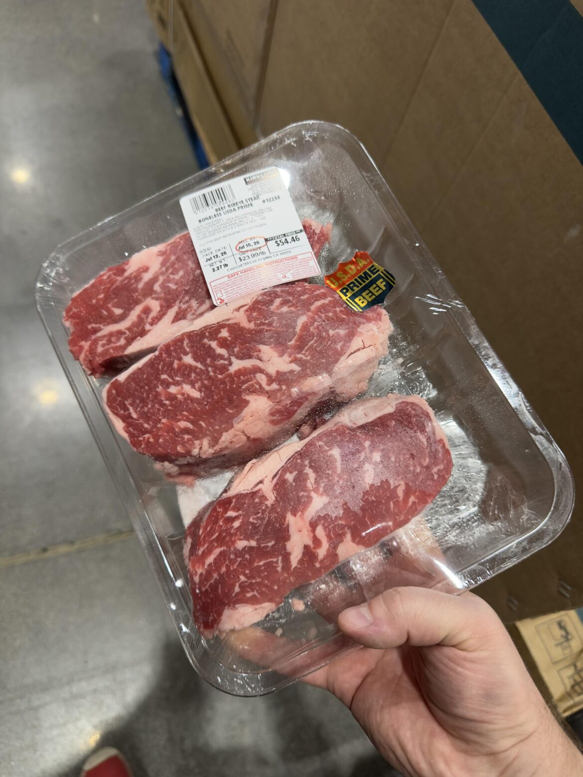 Why this ribeye looks different?