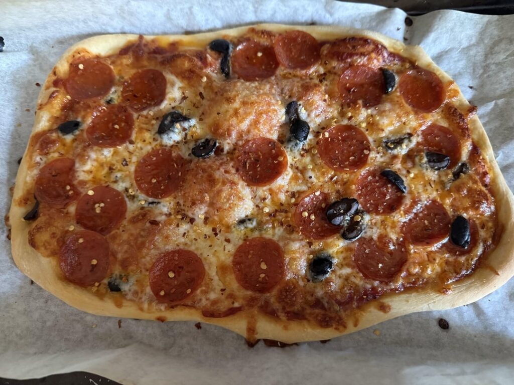 Bee Sting Hot Honey Pepperoni Pizza…love the ‘fresh’ dough! Review Below ⬇️ Bee Sting Hot Honey Pepperoni Pizza…love the ‘fresh’ dough! Review Below ⬇️