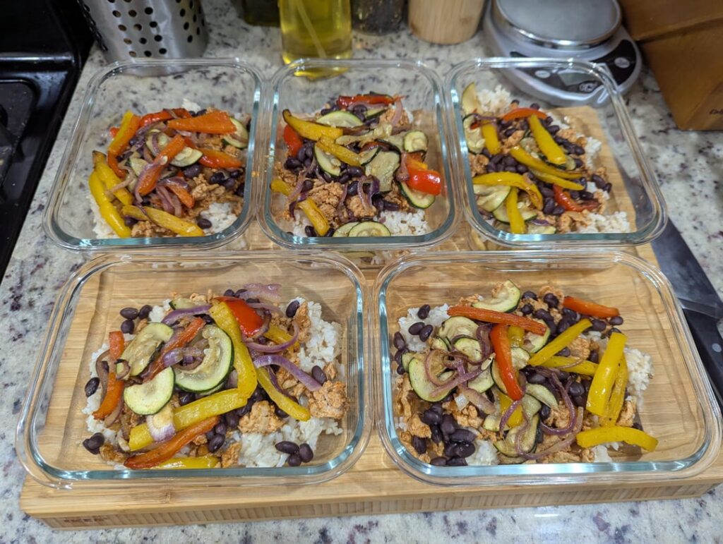 Turkey Taco Bowls (~611 kcal)