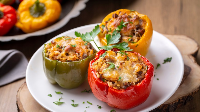 Stuffed bell peppers
