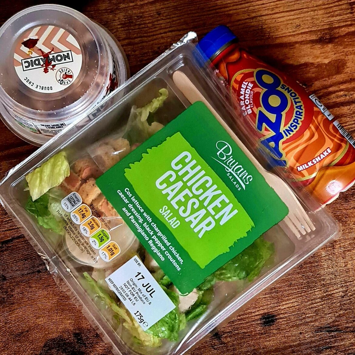 Poundland Meal Deal Chicken Caesar Salad, it’s a lovely lovely lunch. Poundland Meal Deal Chicken Caesar Salad, it's a lovely lovely lunch.