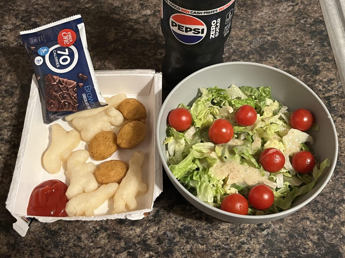 When the depression is depressioning but your dietitian says you gotta eat your veggies.