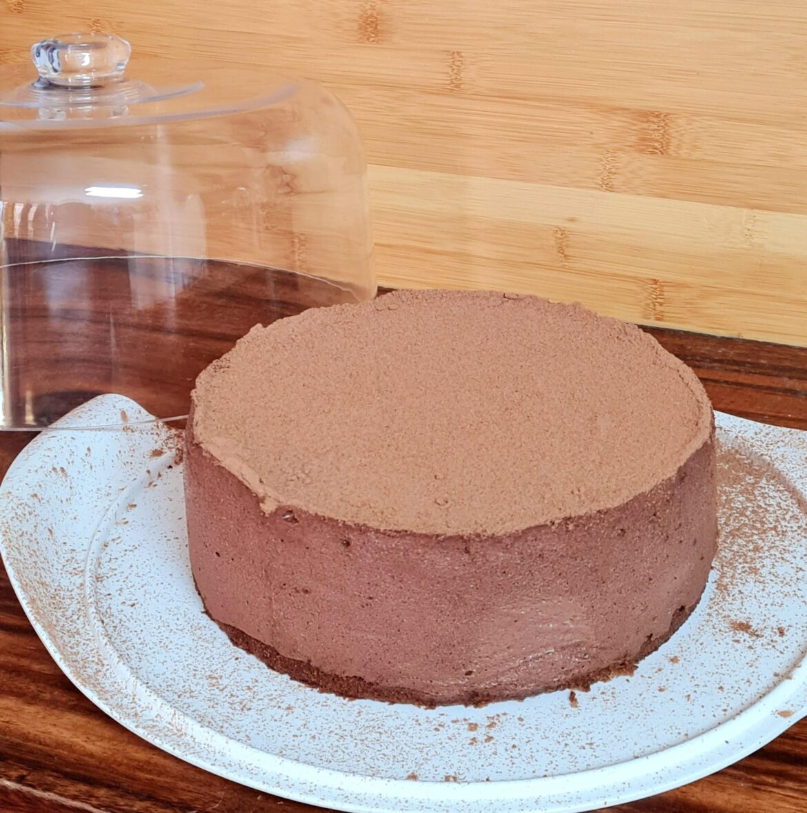 Dark Chocolate Mousse Cake