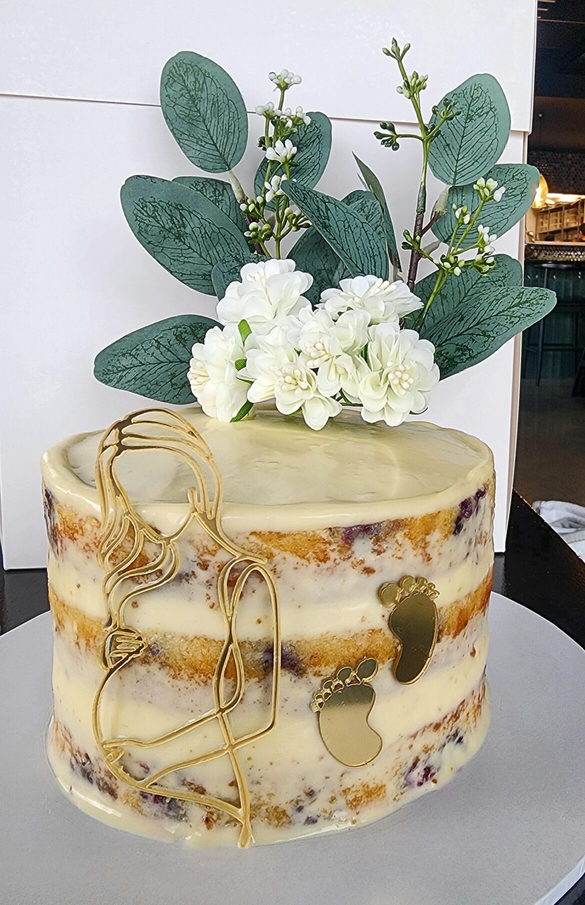 Cake I made for a friend's baby shower