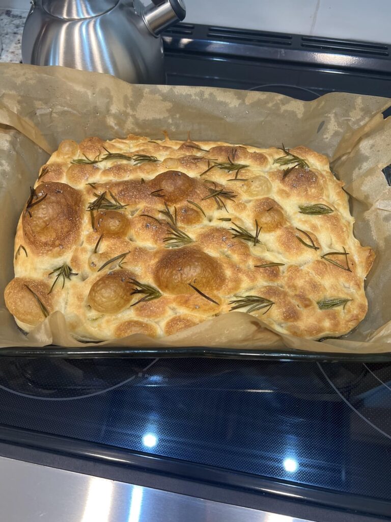 1st time making focaccia!