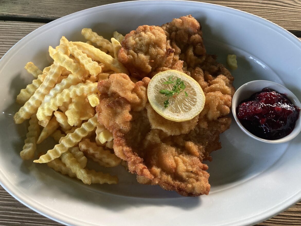 Pork Schnitzel in Altenmarkt im Pongau, Austria